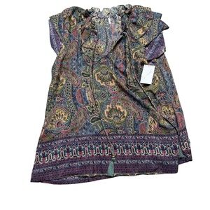 Perry Walker Collective Varina Top‎ Silk
Blend